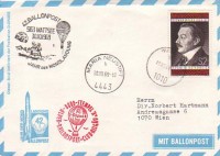 42. Ballonpost Mattsee 30.10.1969 D-ERGEE III Mond Landung